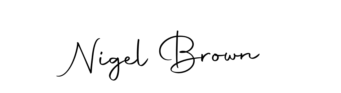 Use a signature maker to create a handwritten signature online. With this signature software, you can design (Autography-DOLnW) your own signature for name Nigel Brown. Nigel Brown signature style 10 images and pictures png