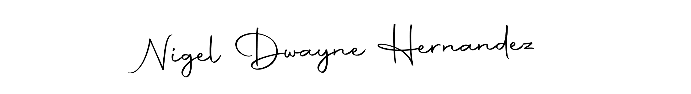 Create a beautiful signature design for name Nigel Dwayne Hernandez. With this signature (Autography-DOLnW) fonts, you can make a handwritten signature for free. Nigel Dwayne Hernandez signature style 10 images and pictures png