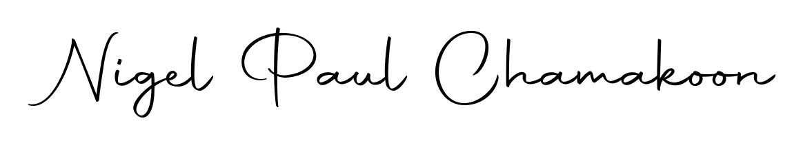 Transform the name Nigel Paul Chamakoon into a signature masterpiece using Autography-DOLnW font. Ideal for photographers, artists, and creators looking for watermarks. Nigel Paul Chamakoon signature style 10 images and pictures png