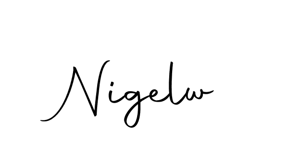 Design your own signature with our free online signature maker. With this signature software, you can create a handwritten (Autography-DOLnW) signature for name Nigelw. Nigelw signature style 10 images and pictures png