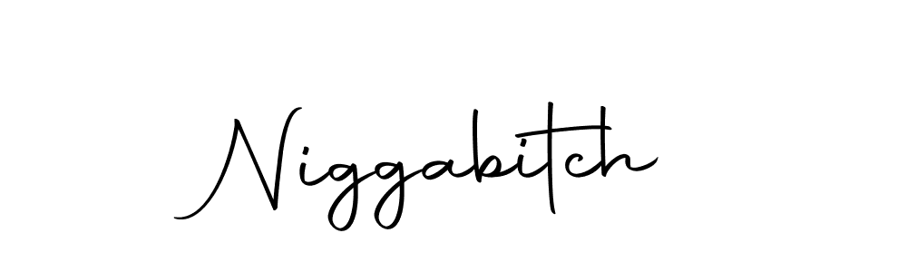 Create a beautiful signature design for name Niggabitch. With this signature (Autography-DOLnW) fonts, you can make a handwritten signature for free. Niggabitch signature style 10 images and pictures png