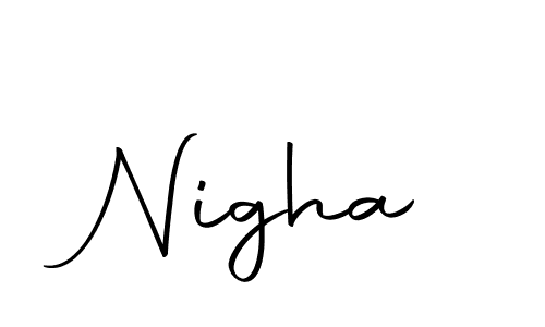 Also we have Nigha name is the best signature style. Create professional handwritten signature collection using Autography-DOLnW autograph style. Nigha signature style 10 images and pictures png