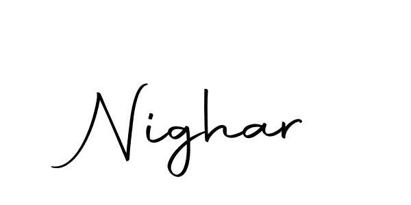 The best way (Autography-DOLnW) to make a short signature is to pick only two or three words in your name. The name Nighar include a total of six letters. For converting this name. Nighar signature style 10 images and pictures png