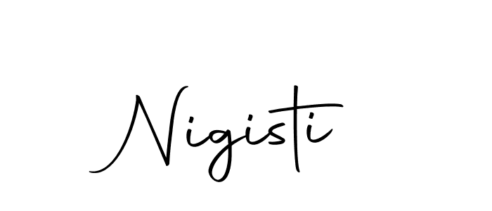 Nigisti stylish signature style. Best Handwritten Sign (Autography-DOLnW) for my name. Handwritten Signature Collection Ideas for my name Nigisti. Nigisti signature style 10 images and pictures png