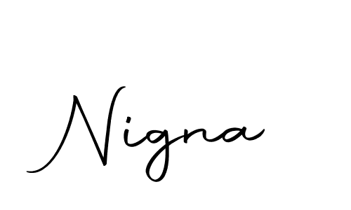 Similarly Autography-DOLnW is the best handwritten signature design. Signature creator online .You can use it as an online autograph creator for name Nigna. Nigna signature style 10 images and pictures png