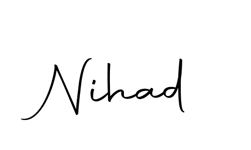 Here are the top 10 professional signature styles for the name Nihad. These are the best autograph styles you can use for your name. Nihad signature style 10 images and pictures png