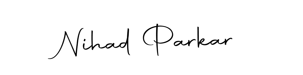 if you are searching for the best signature style for your name Nihad Parkar. so please give up your signature search. here we have designed multiple signature styles  using Autography-DOLnW. Nihad Parkar signature style 10 images and pictures png