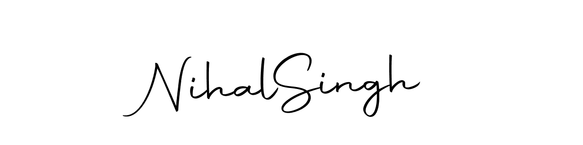 The best way (Autography-DOLnW) to make a short signature is to pick only two or three words in your name. The name Nihal  Singh include a total of six letters. For converting this name. Nihal  Singh signature style 10 images and pictures png