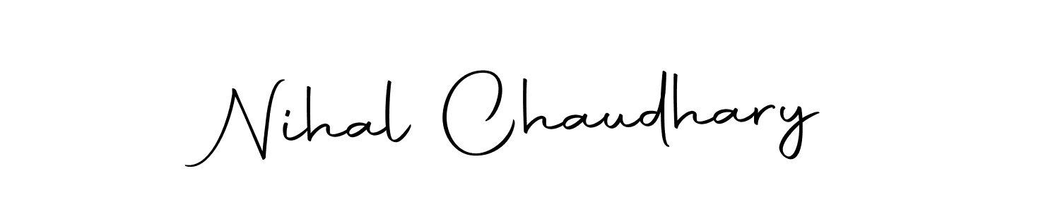 You should practise on your own different ways (Autography-DOLnW) to write your name (Nihal Chaudhary) in signature. don't let someone else do it for you. Nihal Chaudhary signature style 10 images and pictures png