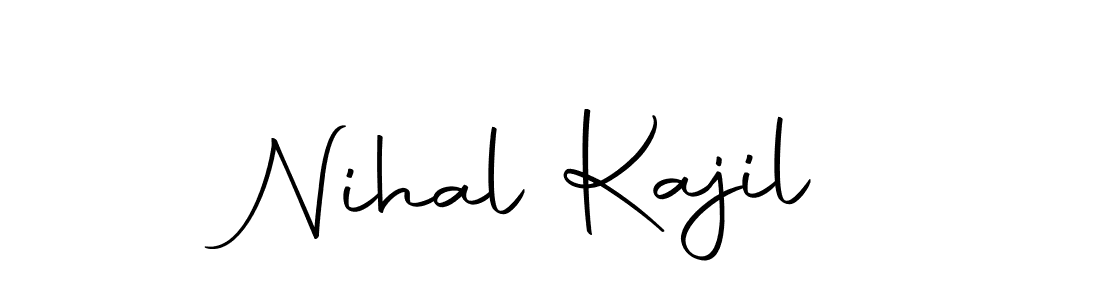 How to make Nihal Kajil name signature. Use Autography-DOLnW style for creating short signs online. This is the latest handwritten sign. Nihal Kajil signature style 10 images and pictures png