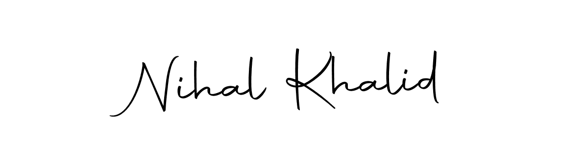 Best and Professional Signature Style for Nihal Khalid. Autography-DOLnW Best Signature Style Collection. Nihal Khalid signature style 10 images and pictures png