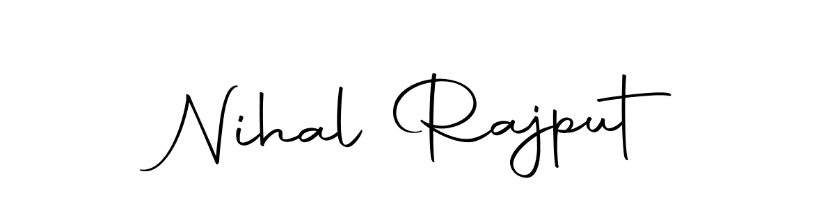 Use a signature maker to create a handwritten signature online. With this signature software, you can design (Autography-DOLnW) your own signature for name Nihal Rajput. Nihal Rajput signature style 10 images and pictures png