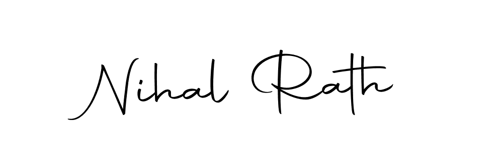 You should practise on your own different ways (Autography-DOLnW) to write your name (Nihal Rath) in signature. don't let someone else do it for you. Nihal Rath signature style 10 images and pictures png