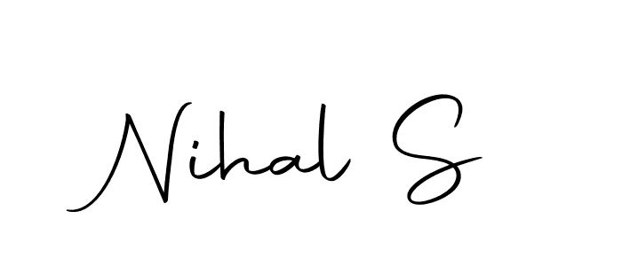 You can use this online signature creator to create a handwritten signature for the name Nihal S. This is the best online autograph maker. Nihal S signature style 10 images and pictures png