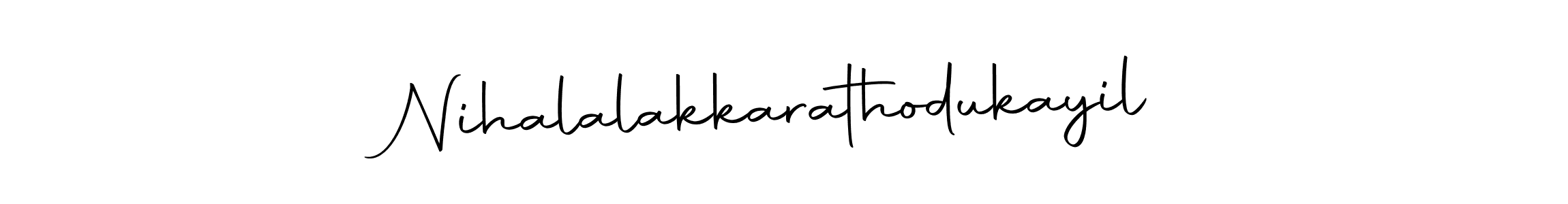 Also we have Nihalalakkarathodukayil name is the best signature style. Create professional handwritten signature collection using Autography-DOLnW autograph style. Nihalalakkarathodukayil signature style 10 images and pictures png