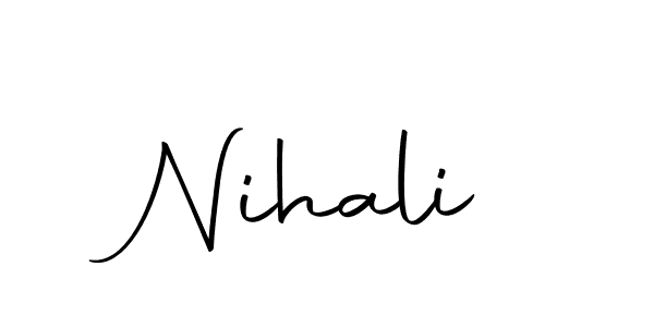 if you are searching for the best signature style for your name Nihali. so please give up your signature search. here we have designed multiple signature styles  using Autography-DOLnW. Nihali signature style 10 images and pictures png