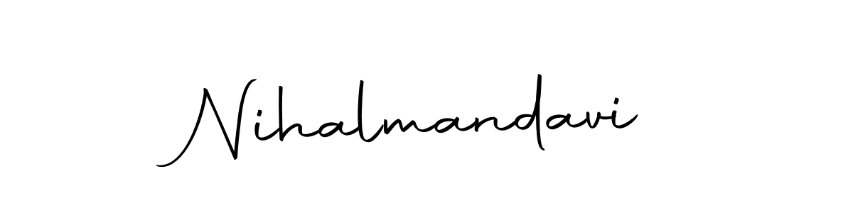 You can use this online signature creator to create a handwritten signature for the name Nihalmandavi. This is the best online autograph maker. Nihalmandavi signature style 10 images and pictures png