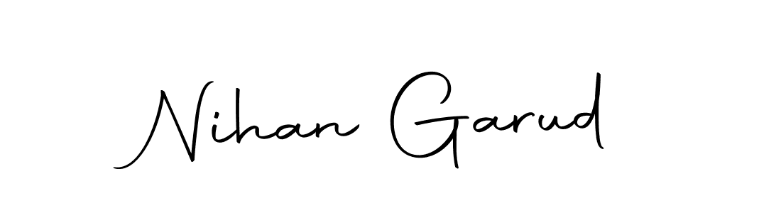 The best way (Autography-DOLnW) to make a short signature is to pick only two or three words in your name. The name Nihan Garud include a total of six letters. For converting this name. Nihan Garud signature style 10 images and pictures png