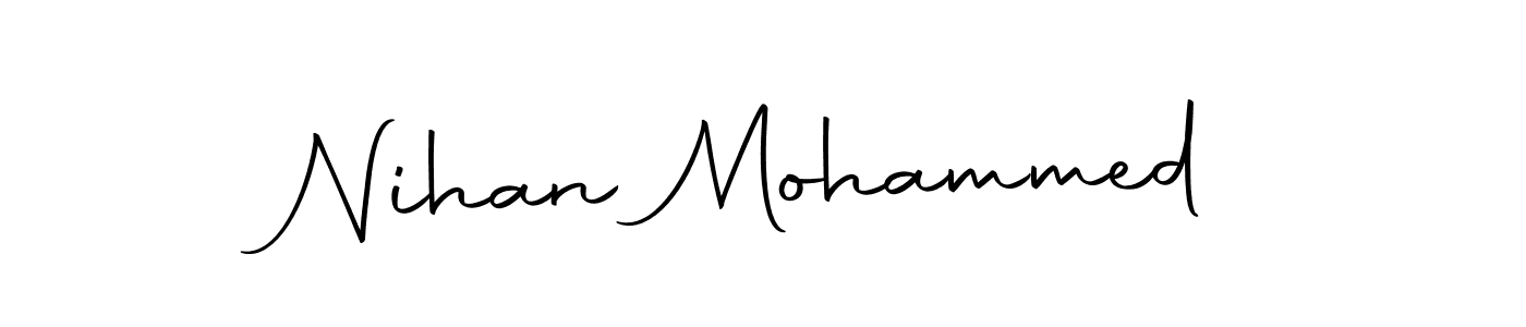 Similarly Autography-DOLnW is the best handwritten signature design. Signature creator online .You can use it as an online autograph creator for name Nihan Mohammed. Nihan Mohammed signature style 10 images and pictures png