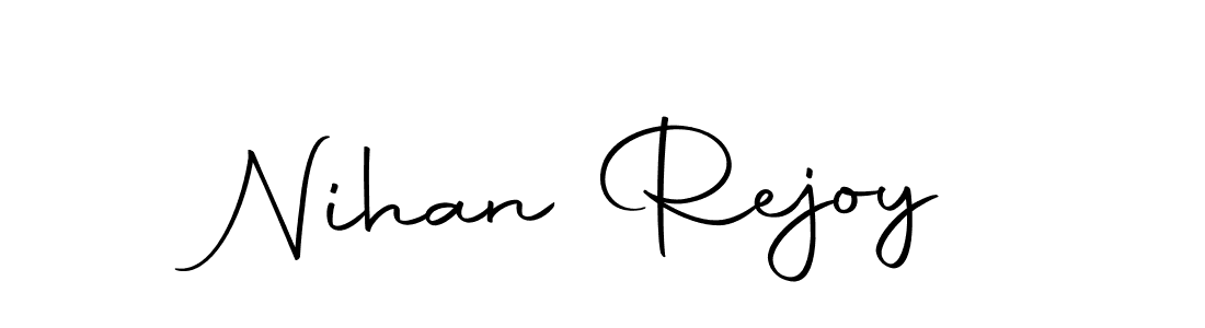 if you are searching for the best signature style for your name Nihan Rejoy. so please give up your signature search. here we have designed multiple signature styles  using Autography-DOLnW. Nihan Rejoy signature style 10 images and pictures png