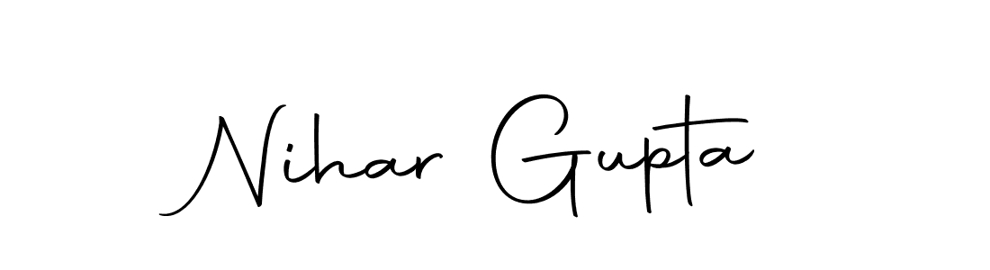 Similarly Autography-DOLnW is the best handwritten signature design. Signature creator online .You can use it as an online autograph creator for name Nihar Gupta. Nihar Gupta signature style 10 images and pictures png