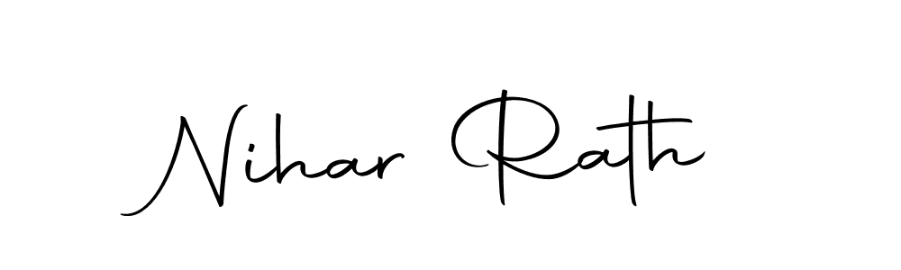 The best way (Autography-DOLnW) to make a short signature is to pick only two or three words in your name. The name Nihar Rath include a total of six letters. For converting this name. Nihar Rath signature style 10 images and pictures png