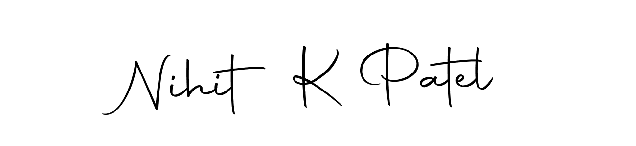 You can use this online signature creator to create a handwritten signature for the name Nihit K Patel. This is the best online autograph maker. Nihit K Patel signature style 10 images and pictures png
