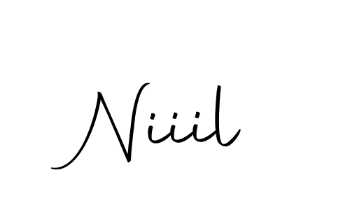 Make a beautiful signature design for name Niiil. With this signature (Autography-DOLnW) style, you can create a handwritten signature for free. Niiil signature style 10 images and pictures png