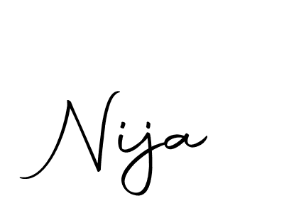 Also we have Nija name is the best signature style. Create professional handwritten signature collection using Autography-DOLnW autograph style. Nija signature style 10 images and pictures png