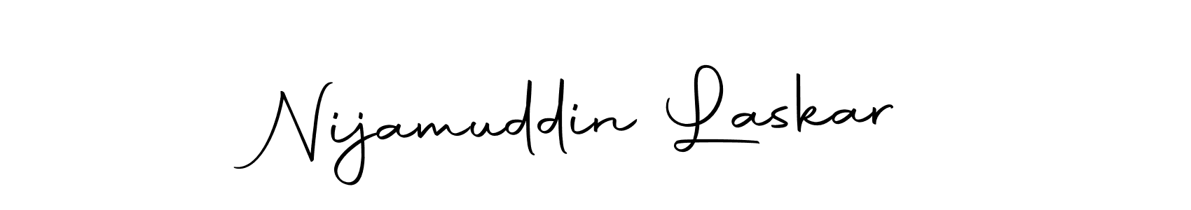 This is the best signature style for the Nijamuddin Laskar name. Also you like these signature font (Autography-DOLnW). Mix name signature. Nijamuddin Laskar signature style 10 images and pictures png