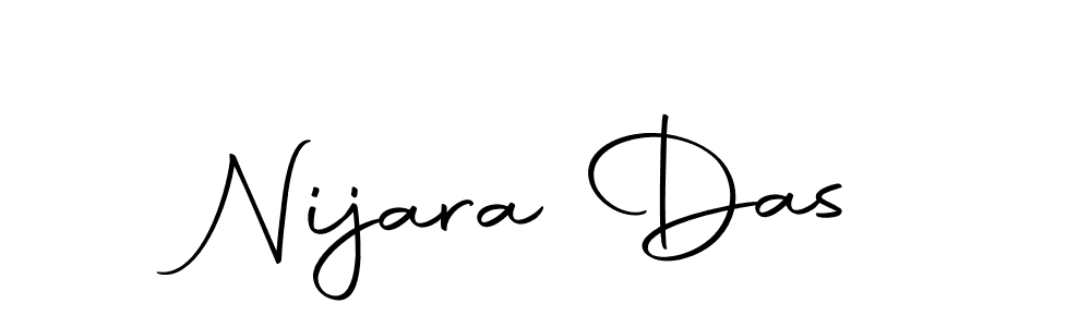 How to make Nijara Das name signature. Use Autography-DOLnW style for creating short signs online. This is the latest handwritten sign. Nijara Das signature style 10 images and pictures png