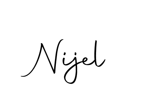 Autography-DOLnW is a professional signature style that is perfect for those who want to add a touch of class to their signature. It is also a great choice for those who want to make their signature more unique. Get Nijel name to fancy signature for free. Nijel signature style 10 images and pictures png