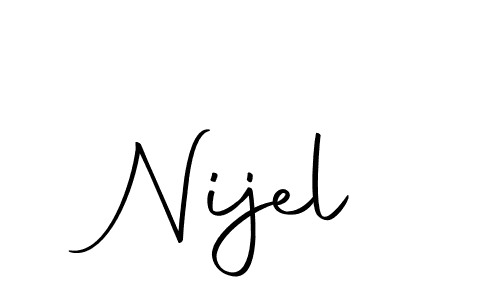 if you are searching for the best signature style for your name Nijel. so please give up your signature search. here we have designed multiple signature styles  using Autography-DOLnW. Nijel signature style 10 images and pictures png