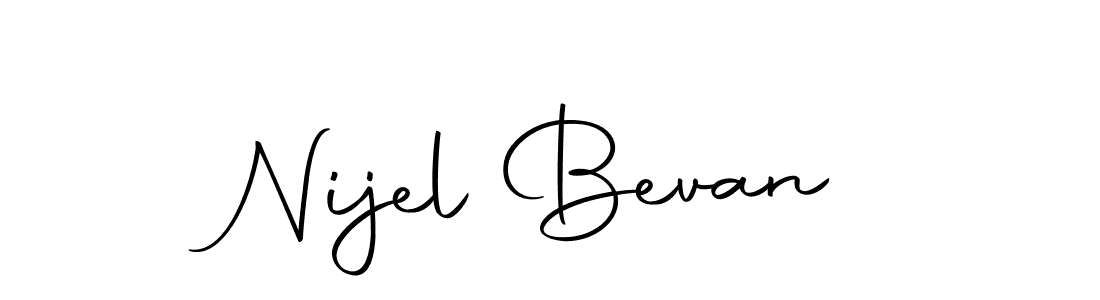 This is the best signature style for the Nijel Bevan name. Also you like these signature font (Autography-DOLnW). Mix name signature. Nijel Bevan signature style 10 images and pictures png