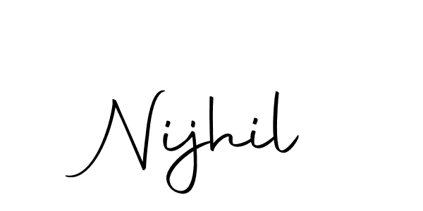 Once you've used our free online signature maker to create your best signature Autography-DOLnW style, it's time to enjoy all of the benefits that Nijhil name signing documents. Nijhil signature style 10 images and pictures png