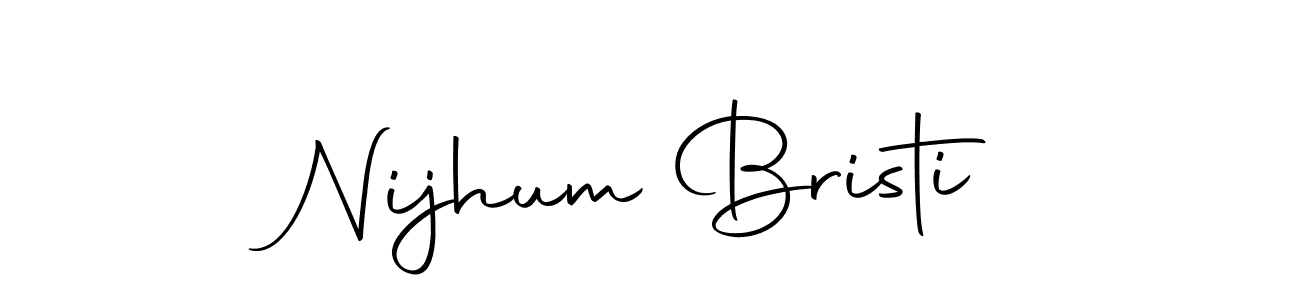 Here are the top 10 professional signature styles for the name Nijhum Bristi. These are the best autograph styles you can use for your name. Nijhum Bristi signature style 10 images and pictures png