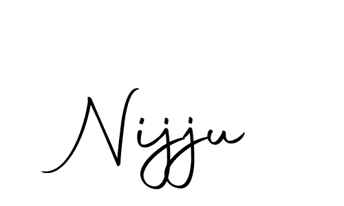 How to make Nijju name signature. Use Autography-DOLnW style for creating short signs online. This is the latest handwritten sign. Nijju signature style 10 images and pictures png