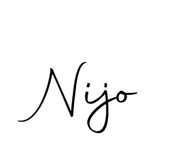 How to make Nijo signature? Autography-DOLnW is a professional autograph style. Create handwritten signature for Nijo name. Nijo signature style 10 images and pictures png