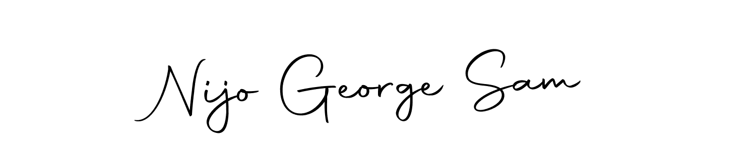 Once you've used our free online signature maker to create your best signature Autography-DOLnW style, it's time to enjoy all of the benefits that Nijo George Sam name signing documents. Nijo George Sam signature style 10 images and pictures png