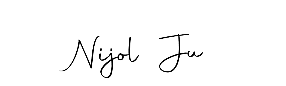 Once you've used our free online signature maker to create your best signature Autography-DOLnW style, it's time to enjoy all of the benefits that Nijolė Ju name signing documents. Nijolė Ju signature style 10 images and pictures png