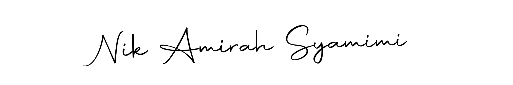 How to Draw Nik Amirah Syamimi signature style? Autography-DOLnW is a latest design signature styles for name Nik Amirah Syamimi. Nik Amirah Syamimi signature style 10 images and pictures png