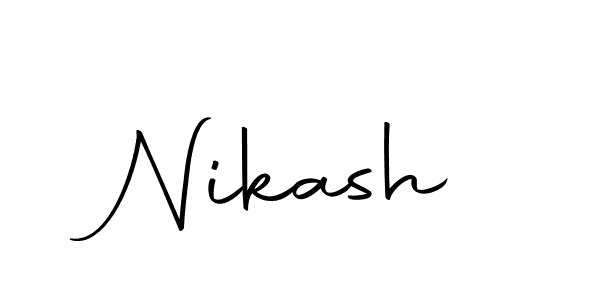 The best way (Autography-DOLnW) to make a short signature is to pick only two or three words in your name. The name Nikash include a total of six letters. For converting this name. Nikash signature style 10 images and pictures png