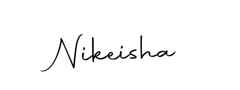 How to make Nikeisha name signature. Use Autography-DOLnW style for creating short signs online. This is the latest handwritten sign. Nikeisha signature style 10 images and pictures png