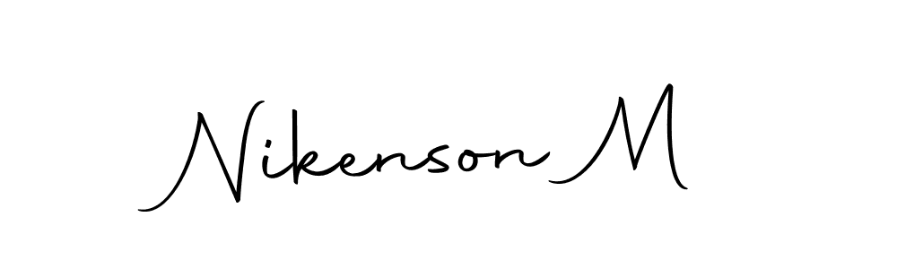 Autography-DOLnW is a professional signature style that is perfect for those who want to add a touch of class to their signature. It is also a great choice for those who want to make their signature more unique. Get Nikenson M name to fancy signature for free. Nikenson M signature style 10 images and pictures png
