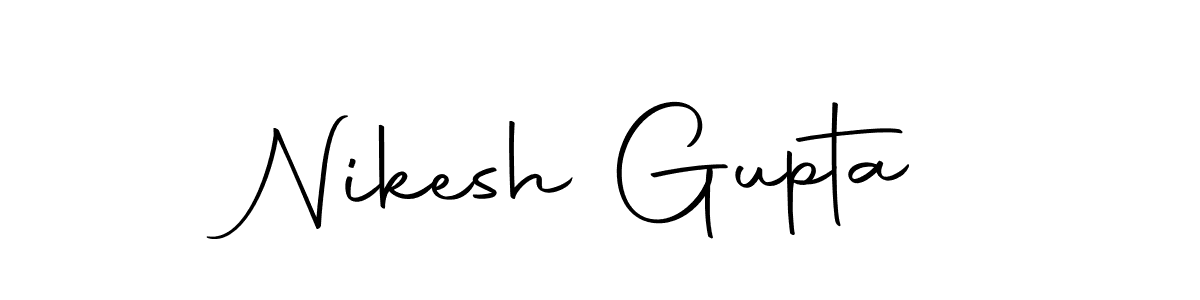 Use a signature maker to create a handwritten signature online. With this signature software, you can design (Autography-DOLnW) your own signature for name Nikesh Gupta. Nikesh Gupta signature style 10 images and pictures png