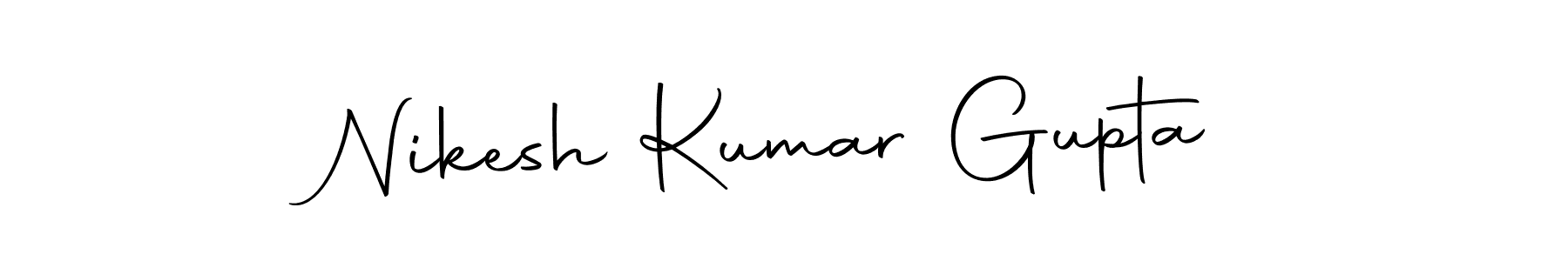 Make a beautiful signature design for name Nikesh Kumar Gupta. Use this online signature maker to create a handwritten signature for free. Nikesh Kumar Gupta signature style 10 images and pictures png