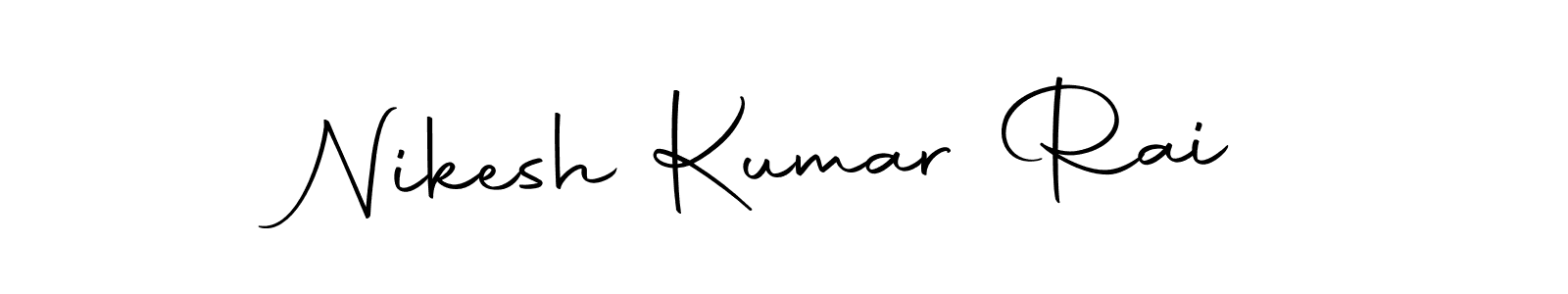 Make a beautiful signature design for name Nikesh Kumar Rai. With this signature (Autography-DOLnW) style, you can create a handwritten signature for free. Nikesh Kumar Rai signature style 10 images and pictures png