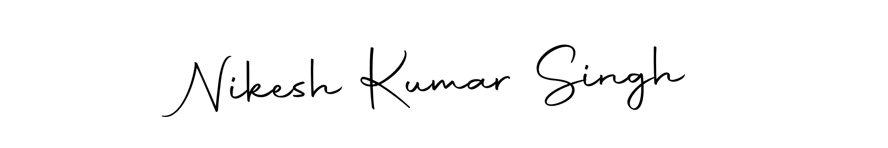 This is the best signature style for the Nikesh Kumar Singh name. Also you like these signature font (Autography-DOLnW). Mix name signature. Nikesh Kumar Singh signature style 10 images and pictures png