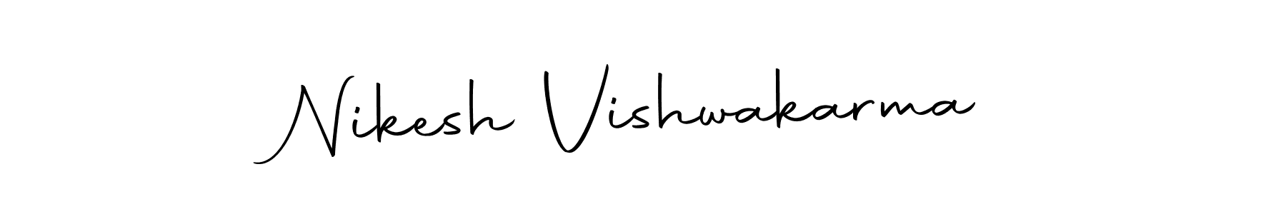 You should practise on your own different ways (Autography-DOLnW) to write your name (Nikesh Vishwakarma) in signature. don't let someone else do it for you. Nikesh Vishwakarma signature style 10 images and pictures png