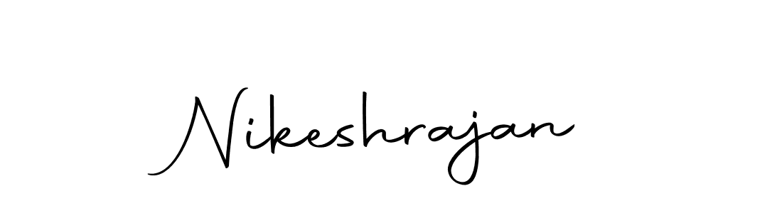 Create a beautiful signature design for name Nikeshrajan. With this signature (Autography-DOLnW) fonts, you can make a handwritten signature for free. Nikeshrajan signature style 10 images and pictures png